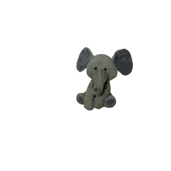 Gray Plush Elephant Stuffed Animal - Humphrey toys nursery decor - Picture 9 of 12